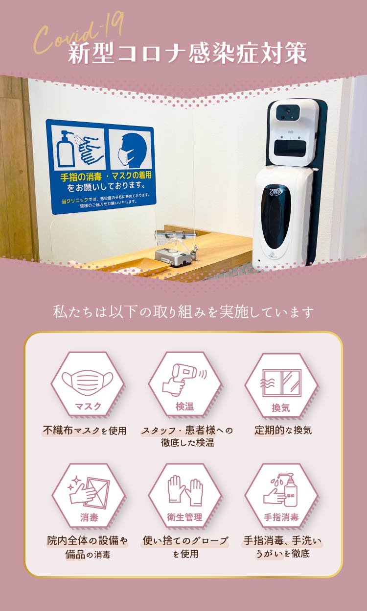 感染症対策の取り組み内容と院内での対応方針
