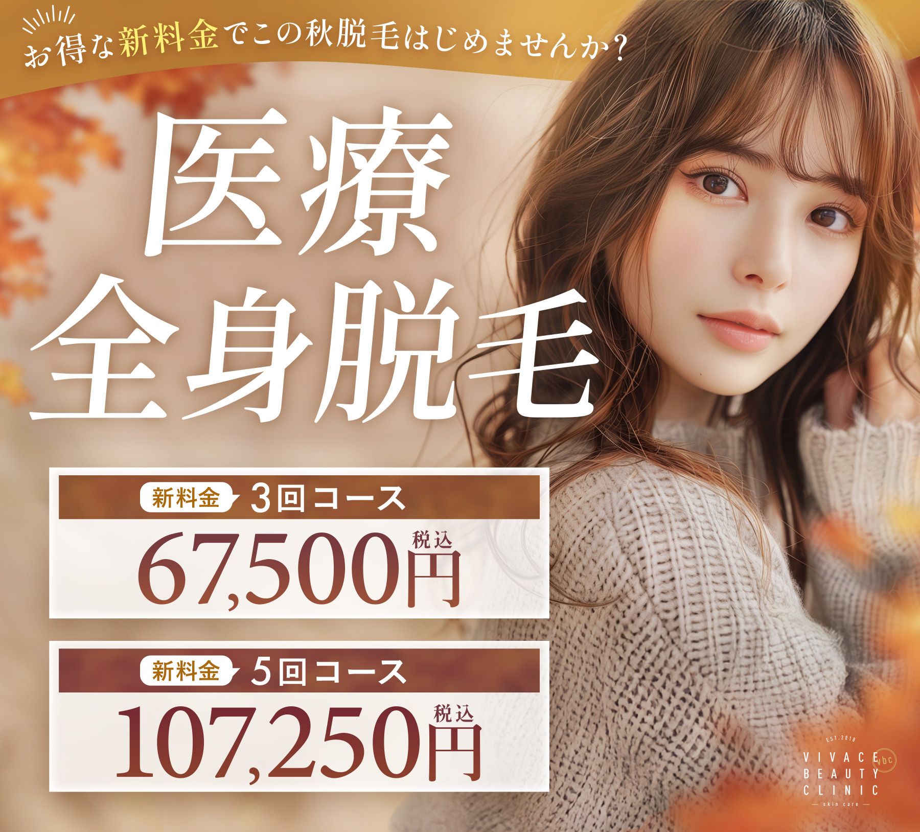 全身プランとその料金